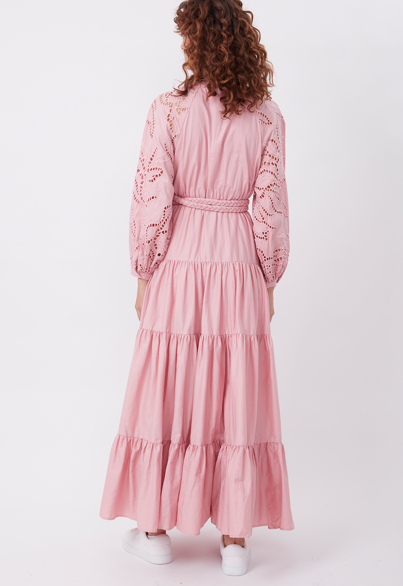 DAY TO NIGHT DRESS DUSTY PINK