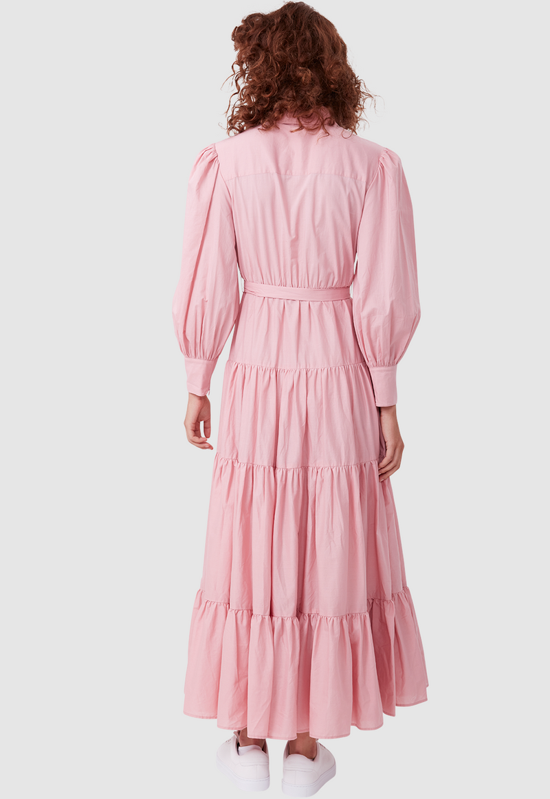 9-5 DRESS DUSTY PINK