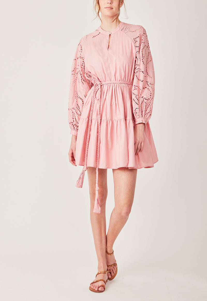 DAY TO NIGHT MINI DRESS DUSTY PINK