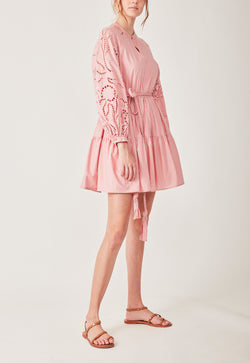 DAY TO NIGHT MINI DRESS DUSTY PINK