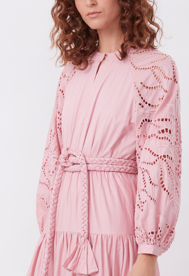 DAY TO NIGHT DRESS DUSTY PINK