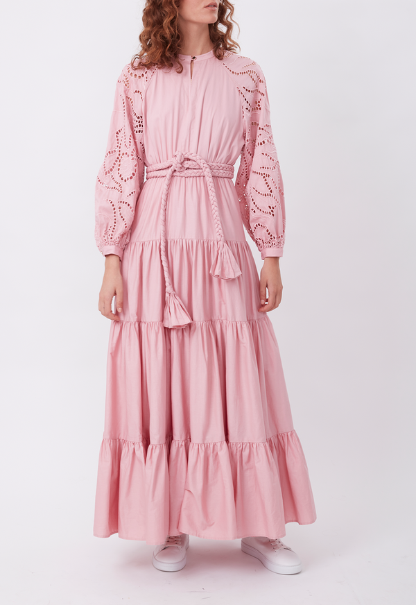 DAY TO NIGHT DRESS DUSTY PINK