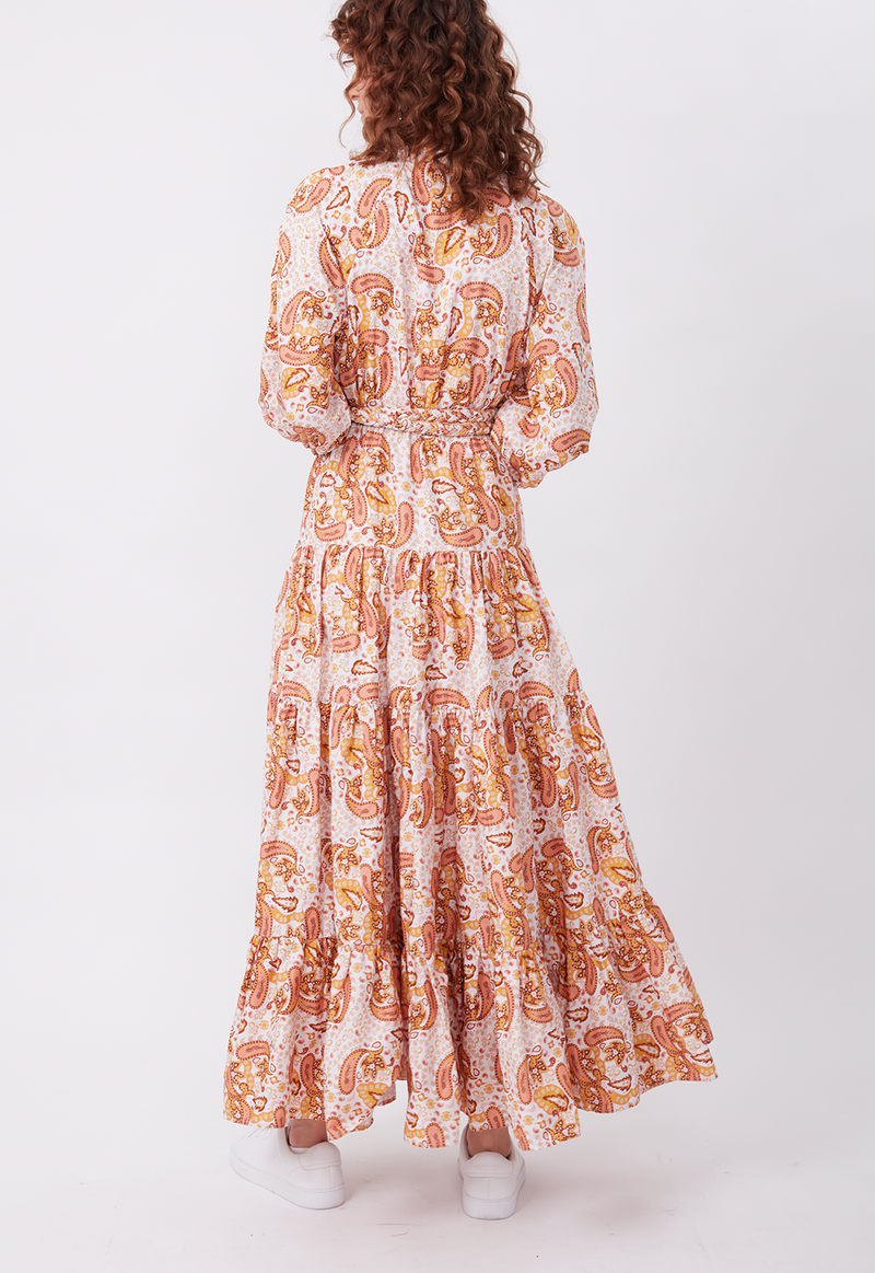 DAY TO NIGHT DRESS MUSTARD