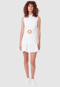 EDIE TENNIS DRESS WHITE