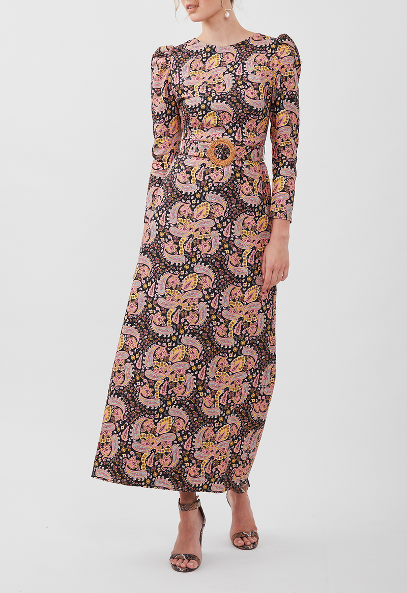 EDIE DRESS BLACK PINK