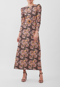 EDIE DRESS BLACK PINK