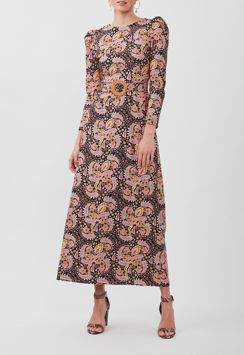 EDIE DRESS BLACK PINK