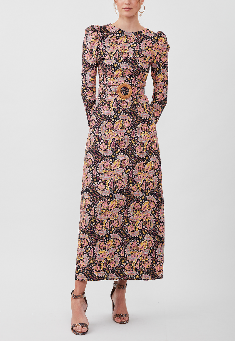 EDIE DRESS BLACK PINK