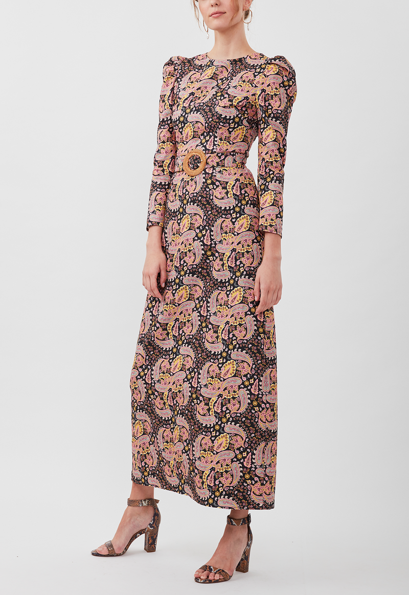 EDIE DRESS BLACK PINK