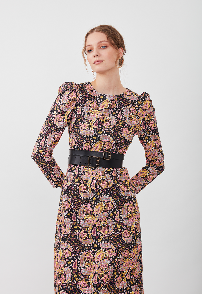 EDIE DRESS BLACK PINK