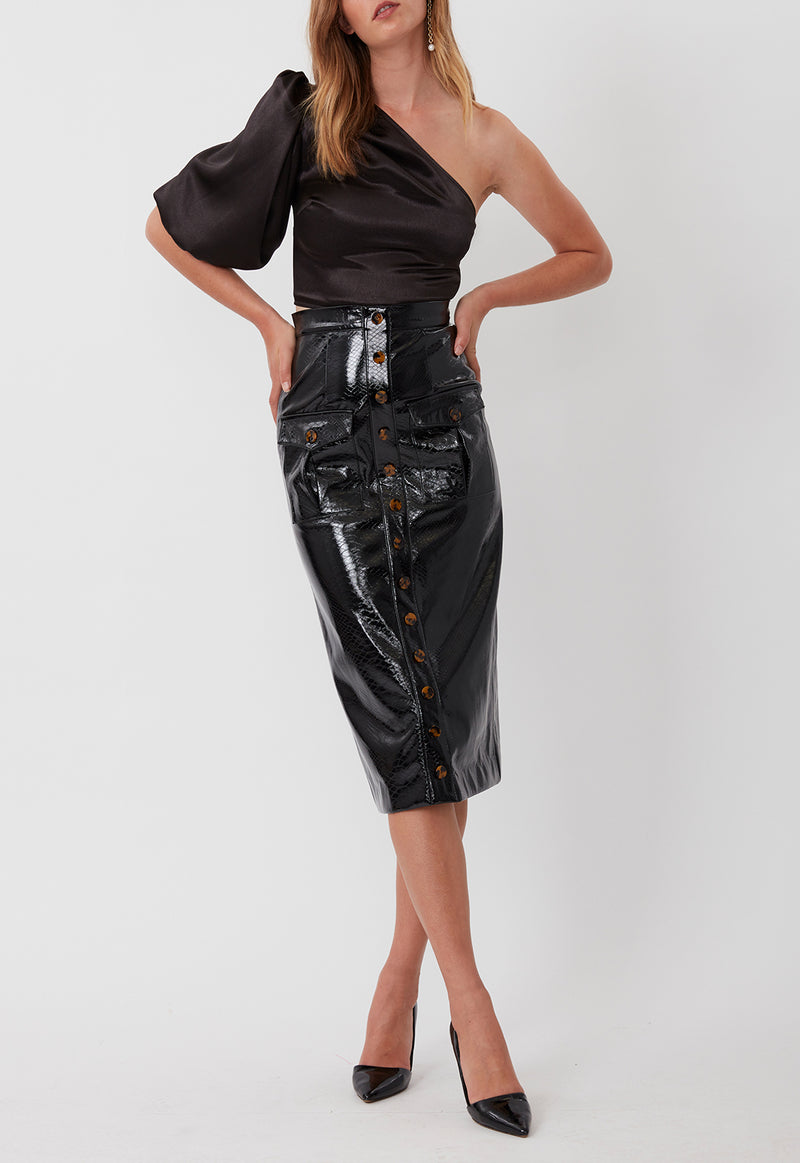 ONLY IN PARIS MID SKIRT