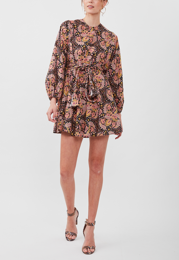 FLOAT AWAY MINI DRESS BLACK PINK