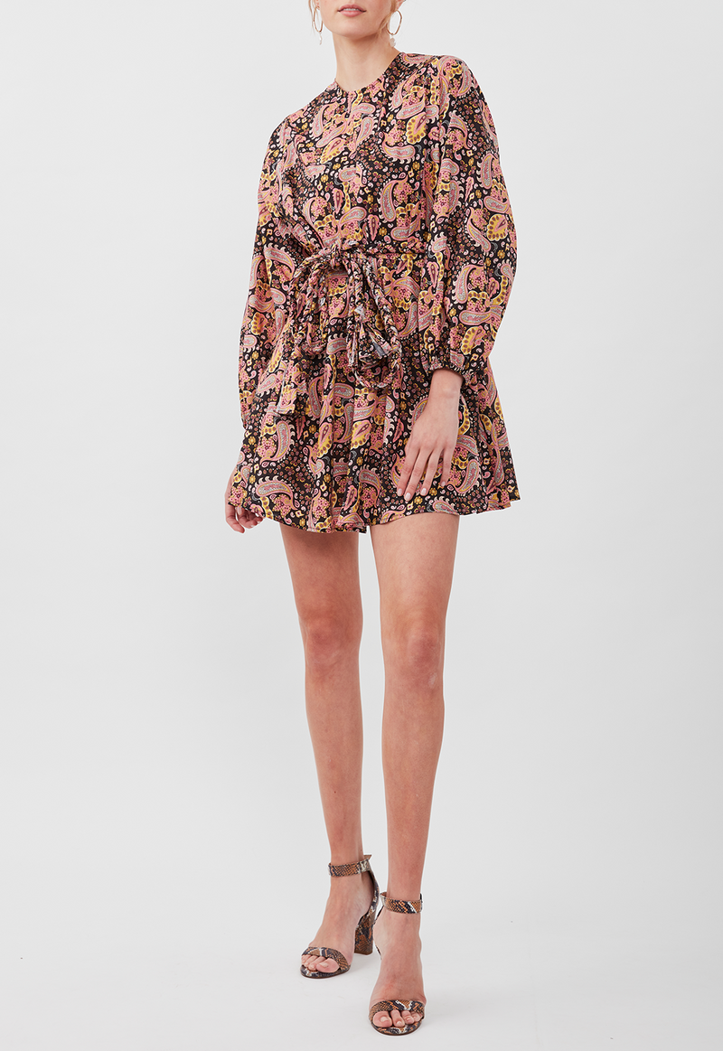FLOAT AWAY MINI DRESS BLACK PINK