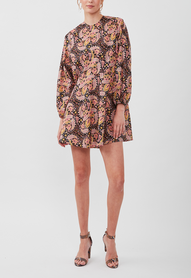 FLOAT AWAY MINI DRESS BLACK PINK
