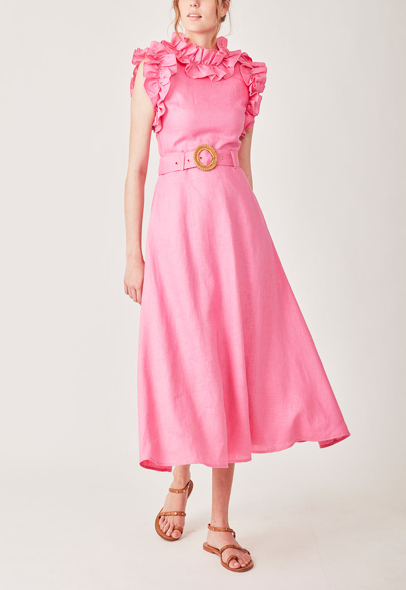 SEDGWICK DRESS AZALEA PINK