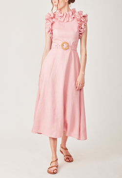 SEDGWICK DRESS DUSTY PINK