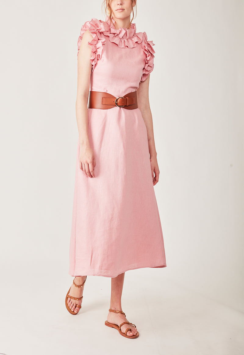 SEDGWICK DRESS DUSTY PINK
