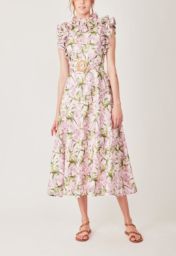 SEDGWICK DRESS FLORAL PINK