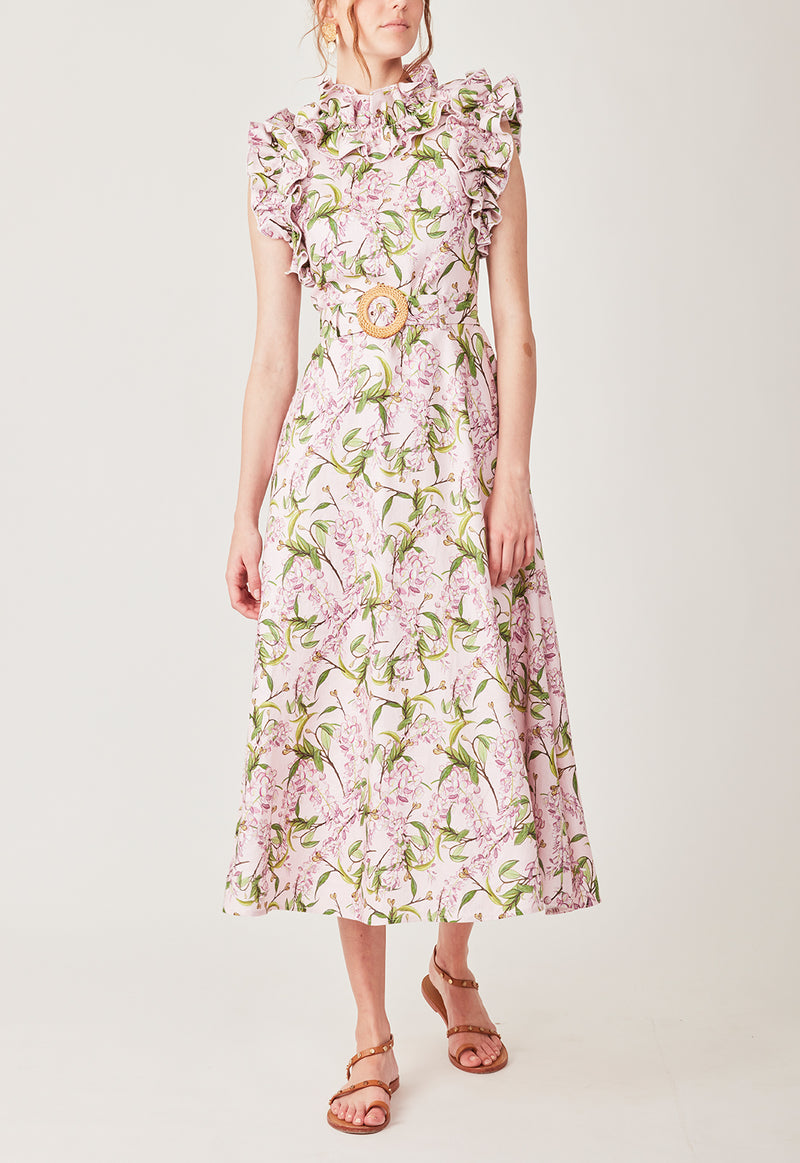 SEDGWICK DRESS FLORAL PINK