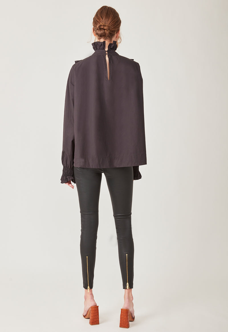 STRETCH LEATHER PANTS