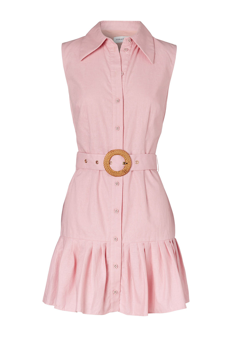 EDIE TENNIS DRESS DUSTY PINK