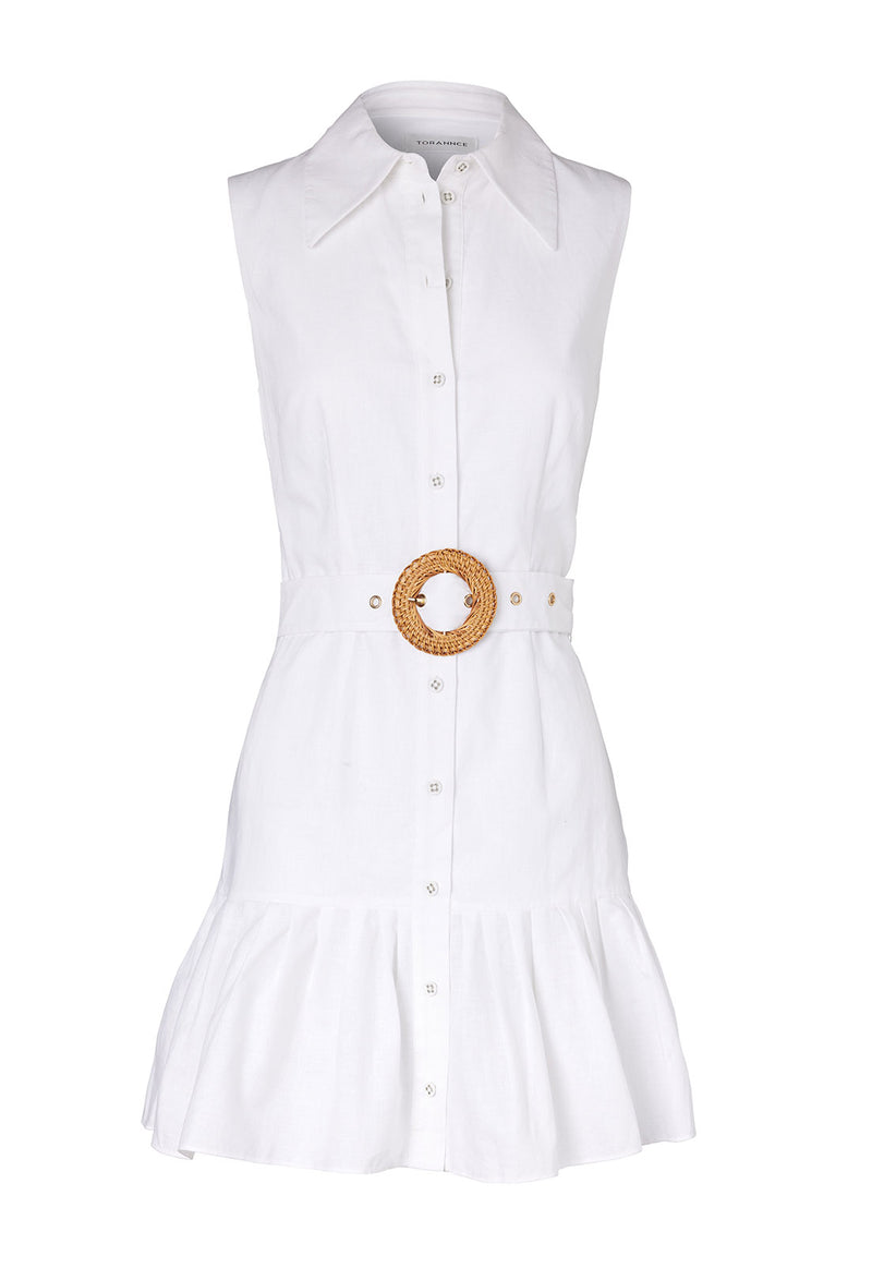 EDIE TENNIS DRESS WHITE