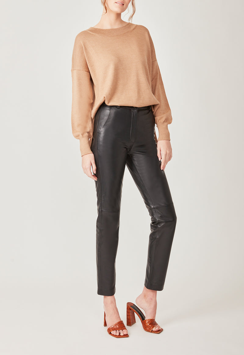 STRAIGHTY 180 LEATHER PANTS